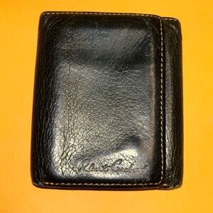 Robert Graham Black Leather Card Holder